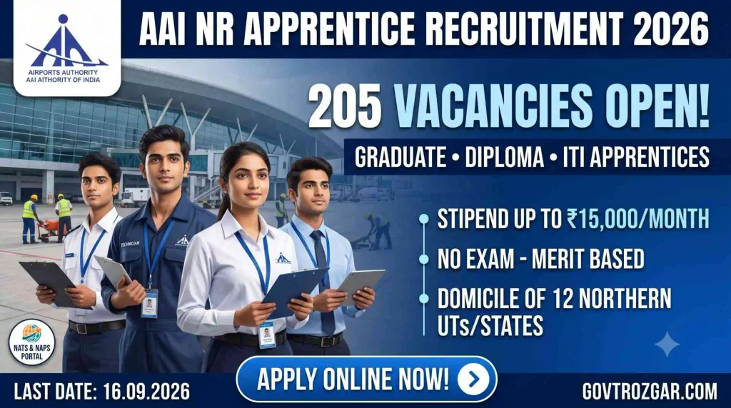 AAI Northern Region Apprentice Recruitment 2026