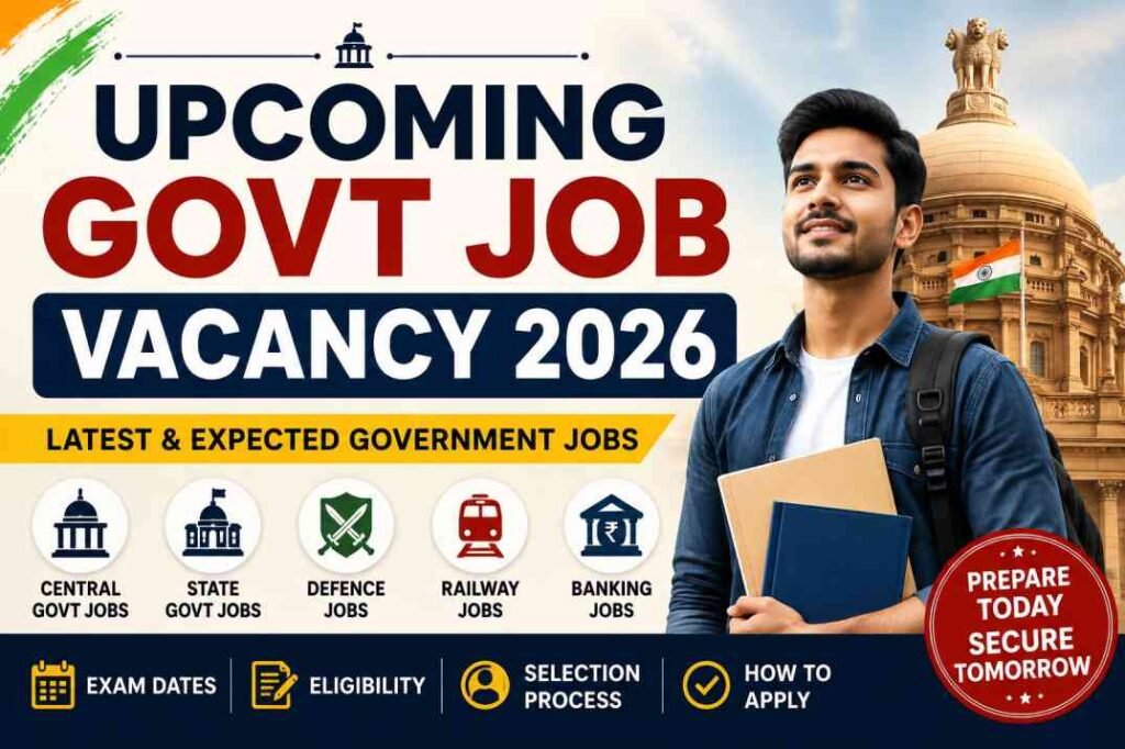 Upcoming Govt Job Vacancy 2026