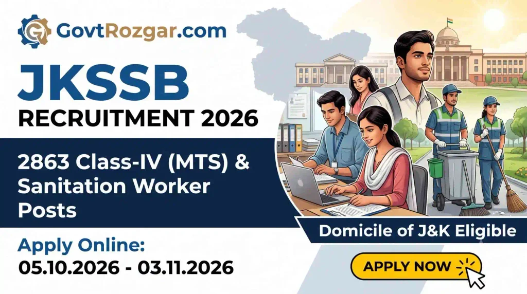 JKSSB Notification 09 of 2026